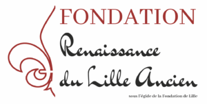 Logo de la Fondation Renaissance du Lille Ancien, sous égide de la Fondation de Lille